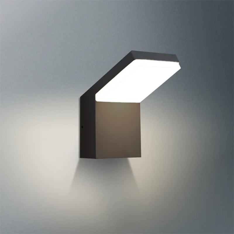 19215 IP65 18W 1800Lm LED مصباح حائط خارجي أسود/أبيض